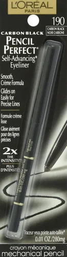 Miniatura 2 de Delineador L 'Oreal Paris lápiz Perfect self-advancing, 0.01 onza, Carbon Black
