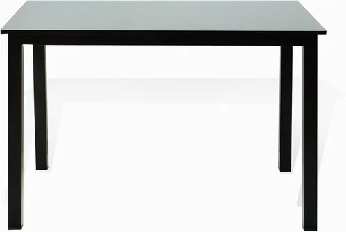 Miniatura 2 de Mesa rectangular clásica de madera maciza moderna en acabado negro espresso