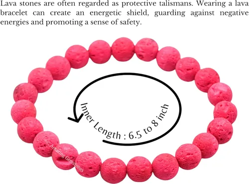 Miniatura 133 de Amazing Gemstone Pulsera de cristal para mujeres y hombres, pulsera de cristal curativo de protección, pulsera elástica con cuentas de piedras