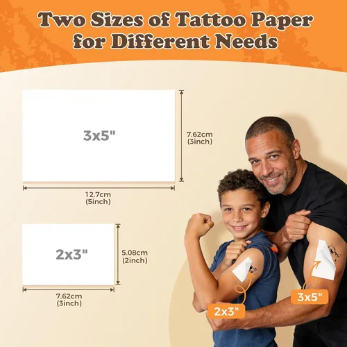 Miniatura 6 de Phomemo TK32 - Kit de tatuaje temporal para niños a partir de 8 años, impresora térmica de tatuajes Bluetooth, crea e imprime tatuajes temporales