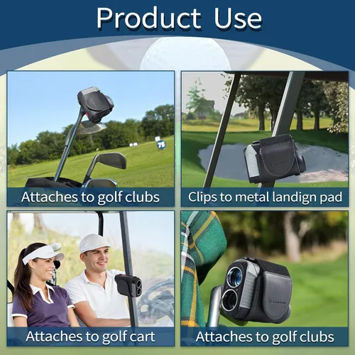 Miniatura 3 de Golf Rangefinder Magnetic Strap, Adjustable Magnetic Rangefinder Strap Holder Wrap Mount for Golf Cart with Strong Magnet, Golf Accessories