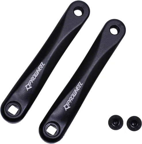 Miniatura 10 de PROWHEEL Ebike - Brazo de manivela disponible en agujero cuadrado, 5.512 in, 5.984 in, 6.299 in, 6.496 in, 6.693 in, 6.890 in, brazo negro