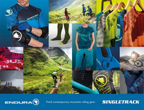 Miniatura 7 de Endura Hombre SingleTrack Core Print Manga Corta Ciclismo T II