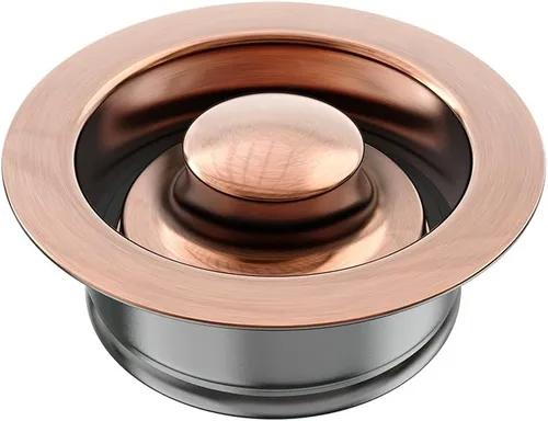 Miniatura 11 de Brida de Fregadero para Triturador de Basura, Tapón Universal de Brida de Acero Inoxidable que se Ajusta a Aberturas de Drenaje de Fregadero Negro