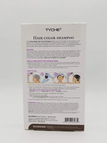 Miniatura 2 de TYCHE Champú de color para el cabello (marrón natural)