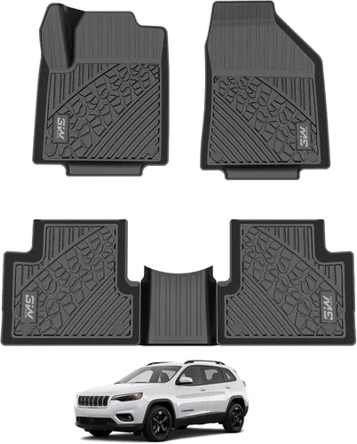 Miniatura 10 de 3W Alfombrillas de Piso Compatibles con Jeep Grand Cherokee 2016-2021/ Grand Cherokee WK 2022 2023/ Dodge Durango 2016-2021
