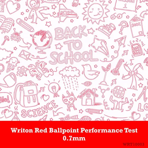 Miniatura 2 de Writon Bolígrafos retráctiles rojos, paquete de 24 bolígrafos de escritura, agarre cómodo, punta fina de 0.028 in para una escritura suave