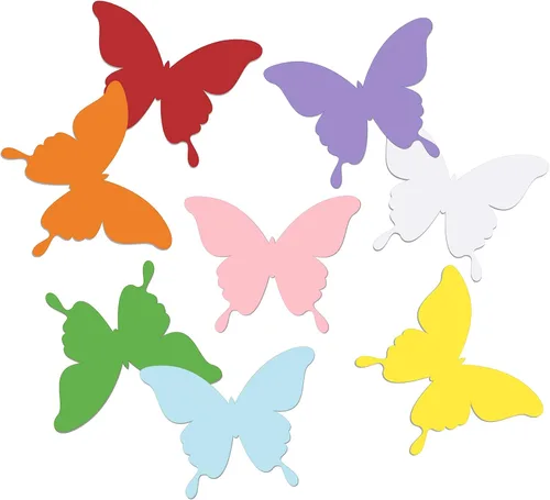 Miniatura 10 de 80 recortes en forma de pétalo, decoración de tablón de anuncios de UNIIDECO recortes, decoración de aula, niños, profesores, suministros