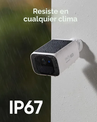 Miniatura 6 de eufy Security SoloCam S220 Paquete de 2 cámaras, cámara de seguridad solar, cámara inalámbrica para exteriores, alimentación continua, resolución