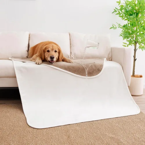 Miniatura 24 de Manta impermeable para perros pequeños, a prueba de fugas, manta reversible para sofá, cama, protector de muebles lavable a máquina, 25 x 35