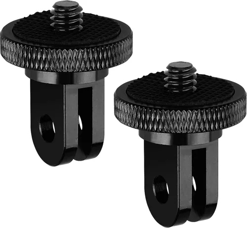 Miniatura 9 de ChromLives Soporte de trípode para cámara, adaptador de trípode de 1/4 de pulgada -20, trípode de montaje de conversión compatible con cámaras