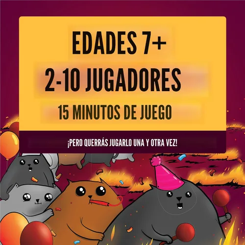 Miniatura 7 de Exploding Kittens Paquete de fiesta – 2 – 10 jugadores – A partir de 7 años – 15 minutos para jugar – Juego de cartas para fiesta y familia