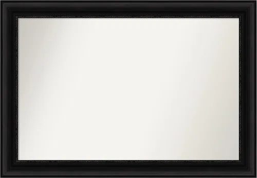 Miniatura 199 de Amanti Art Espejo personalizado, espejo de baño negro puente, espejo de pared o espejo de tocador de baño sobre el fregadero (26 x 26 pulgadas)