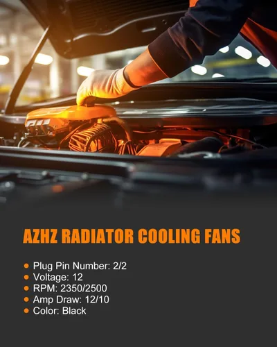 Miniatura 6 de Ventilador de refrigeración eléctrico automotriz 2011-2016 para Sienna 3.5L 2010-2015 para RX350 3.5L AZHZ 621-530 Conductor lado del pasajero/LH RH