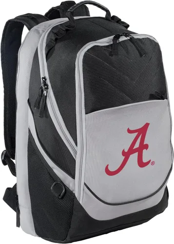 Miniatura 13 de Broad Bay Mochila Alabama University of Alabama Crimson Tide - Bolsas para computadora portátil, Negro y Gris - Logo Redondo, Tamaño único, Mochila