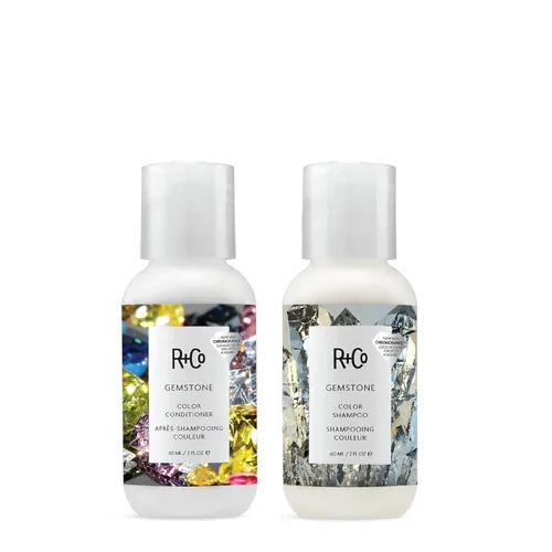 Miniatura 7 de R+Co Atlantis B5 Champú + acondicionador de viaje Hidratación profunda y reparación para cabello seco Vegano + libre de crueldad 2 onzas