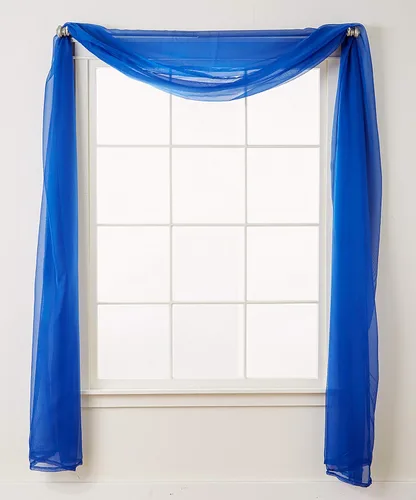 Miniatura 45 de Elegant Comfort - Cortinas transparentes de lujo con bolsillo para barra para cocina, dormitorio y sala de estar, Microfibra, Beige
