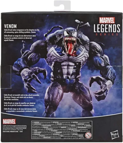 Miniatura 3 de Figura de acción Hasbro Marvel Legends Series, de 6 pulgadas de alto, figura de Venom, diseño de gran calidad, al detalle, con articulaciones