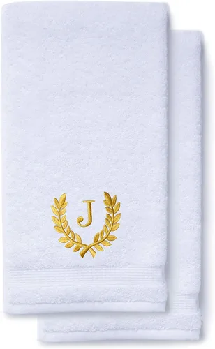 Miniatura 59 de Toallas de mano decorativas y con monograma para baño, cocina, maquillaje Regalo personalizado para boda-nupcial Toalla turca de lujo