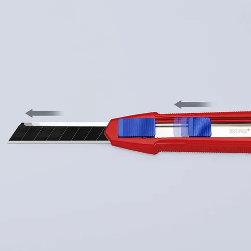 Miniatura 11 de KNIPEX Tools CutiX Cuchillo universal a presión, 6-1/2 pulgadas, rojo/azul