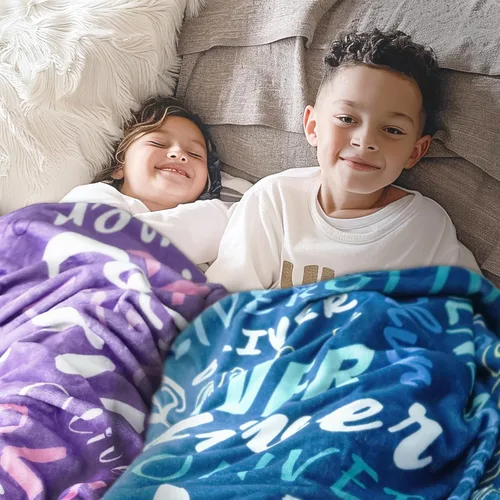 Miniatura 5 de Envío desde Estados Unidos: mantas de bebé personalizadas con nombre, mantas personalizadas con nombre para niños, forro polar de felpa súper suave