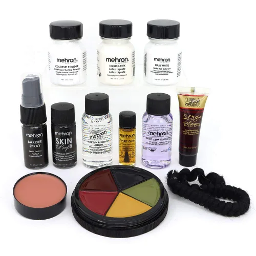 Miniatura 4 de Mehron Paleta de mezcla para mezclar crema Todos los Pro Kit Maquillaje de Cara, pelo, ojos, base de contorno, para cine, televisión, vídeo, Oscuro