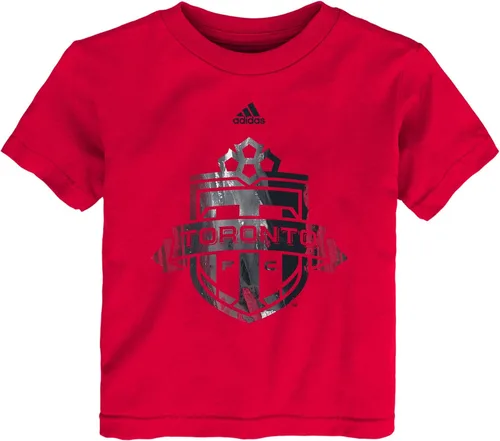 MLS - Camiseta de manga corta con logotipo de pintura de guerra para niños pequeños