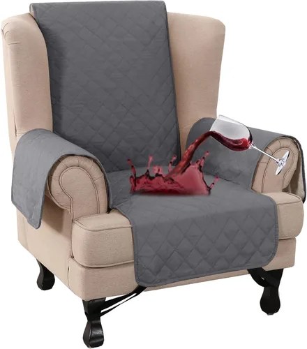 Miniatura 42 de Turquoize Funda 100% Impermeable para Sillón de Ala Fundas para Sillón de Ala con Brazos Protector de Silla Sofá Protector Triple Antideslizante
