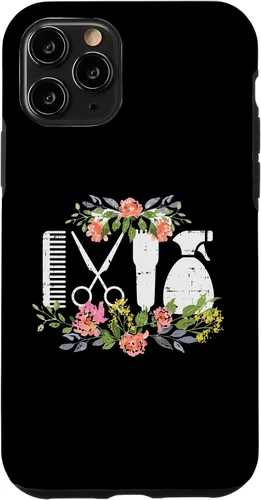 Miniatura 28 de Funda de regalo para iPhone 13 Pro Max Hair Styling Tool Flower Hairdresser Hairstylist Barber Gift Case