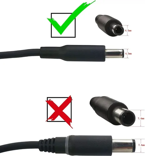 Miniatura 2 de Adaptador de CA genuino de 45 W para Dell Inspiron 11 13 14 17 15 3000 5000 7000 Series 3147 3148 3152 3452 3458 3459 5458 5368 5378 5379 555 59 57