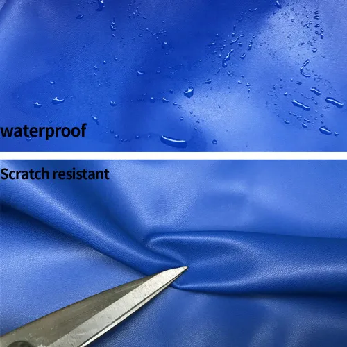 Miniatura 2 de Cinta de reparación de cuero autoadhesiva para muebles grandes, adhesivo de reparación de reparación de 17.78 x 78.8 pulgadas para reparar sofás Azul
