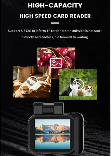 Miniatura 8 de Mini cámara con llavero, el amigo de bolsillo HD más pequeño del mundo, cámara de fotos y video KeyCam con 6 filtros, duración de la batería de 100