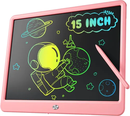 Miniatura 10 de Tableta de Escritura LCD para Niños, Kidopire Tablero de Garabatos de Pantalla Grande de 15 Pulgadas, Tablet de Dibujo y Escritura Colorida