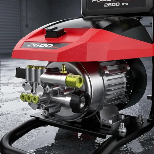 Miniatura 9 de PowerSmart DB1002 - Lavadora a presión eléctrica de 2600 PSI con motor sin escobillas de inducción, limpiador de alta presión de 3.0 GPM, 5