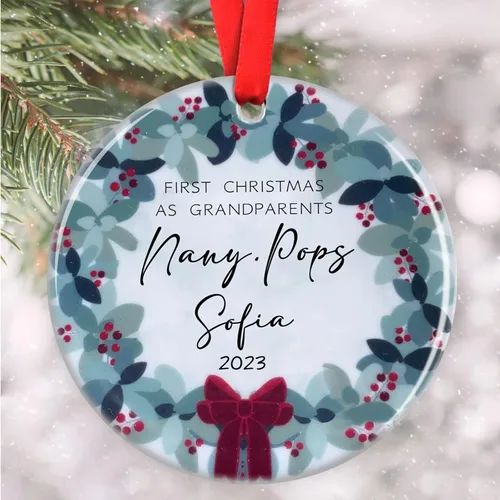 Miniatura 21 de Adornos familiares personalizados, adorno de Navidad familiar, decoración del hogar de Navidad, regalos de Navidad para la familia, adornos de árbol