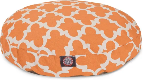 Miniatura 13 de Majestic Pet Products - Cama redonda pequeña para perros con rayas verticales negras para interiores y exteriores, con funda extraíble y lavable