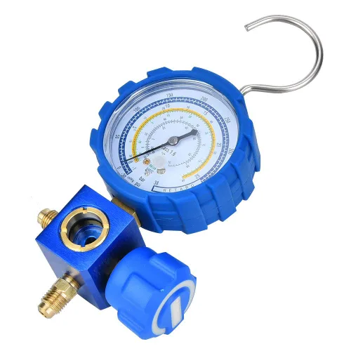 Miniatura 8 de Juego de colector de CA, herramienta profesional de refrigeración de aire acondicionado de baja presión con espejo visual para técnicos de HVAC