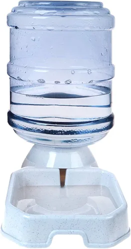 Miniatura 2 de Estación dispensadora de agua para mascotas – 1 galón de agua de reposición para mascotas para perros, gatos, animales, fuente de agua por gravedad