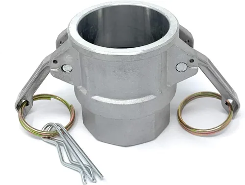 Miniatura 12 de Gloxco Tipo D de aluminio leva y ranura de manguera de conexión, 1" Camlock hembra x 1" NPT hembra (CAM-10-D-AL)