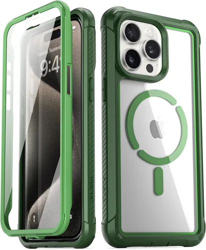 Miniatura 9 de Poetic Guardian MagPro - Funda para iPhone 15 Pro Max de 6.7 pulgadas, [compatible con MagSafe], [probada en caídas de grado militar de 20 pies]