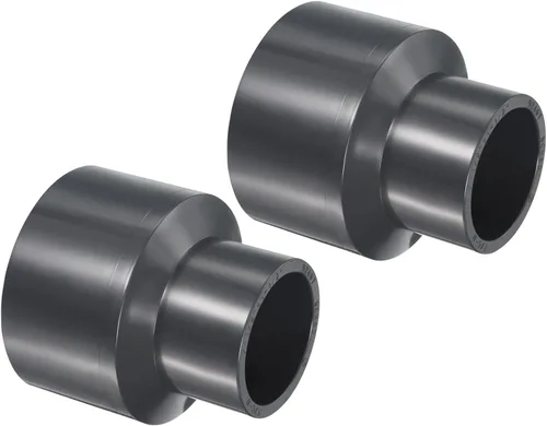 Miniatura 34 de PATIKIL UPVC Reductor de tubería de montaje de 1-1/2 "x 1" Socket Schedule 80, conector adaptador de acoplamiento recto, gris