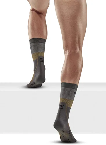 Miniatura 4 de CEP Men's Crew Cut Light Merino Wool Hiking Socks - Lightweight Ankle Outdoor Compression Socks