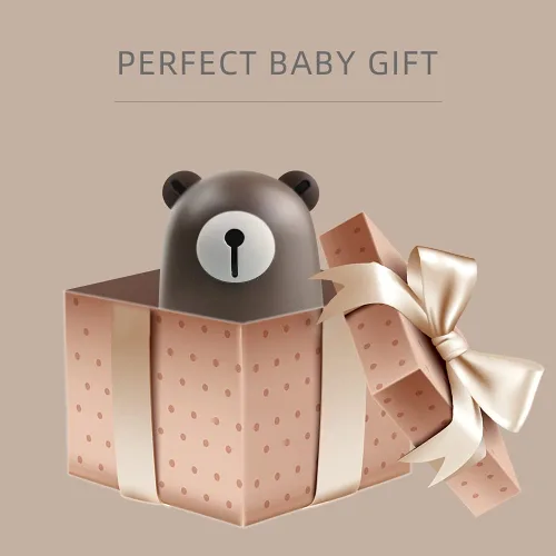 Miniatura 7 de PAPABEAR Juego de cortaúñas para bebé con bonito estuche, kit de lima de uñas y uñas de los pies para manicura y pedicura para recién nacidos, Bronce