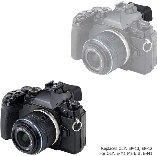 Miniatura 6 de Visor de cámara de silicona blanda Eyepiece para Olympus OM-D E-M1 Mark III & E-M1 Mark II y E-M1 cámara sin espejo, sustituye a Olympus EP-13 EP-12