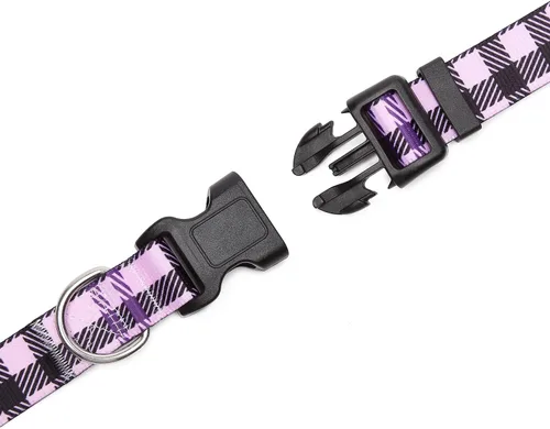 Miniatura 115 de Mercano Collar ajustable para perro, patrones de diseño especial, nailon suave, cómodo y resistente, collar para mascotas para perros pequeños