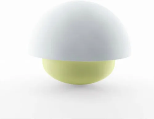 Miniatura 2 de Luz de seta LED Luz de noche de silicona USB Ambiente Lámpara de ambiente Sensor táctil Dormitorio Luz de mesita de noche (azul)