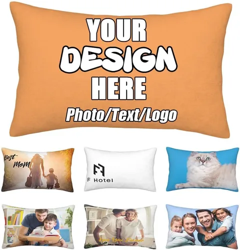 Miniatura 18 de Funda de almohada decorativa personalizada con foto de pareja, funda de cojín decorativo personalizada, fundas de almohada personalizadas