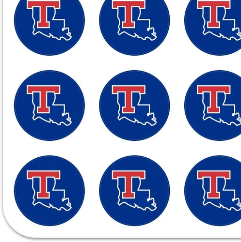 Miniatura 2 de Louisiana Tech University Bulldogs Logo Planner Calendario Scrapbooking Craft Pegatinas Opaco