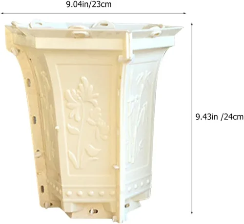 Miniatura 6 de Didiseaon Molde de maceta hexagonal de hormigón para maceta, molde para suculentas, moldes de arcilla de cemento para decoración de jardín al aire