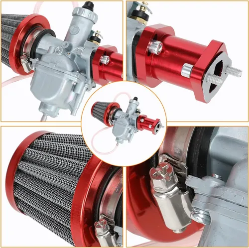 Miniatura 8 de FVRITO - Carburador de alto rendimiento VM22 de 26 mm para Predator 212cc 196cc Coleman CT200U BT200X Mini Bike KT196 Go Kart GX160 GX200 6.5hp